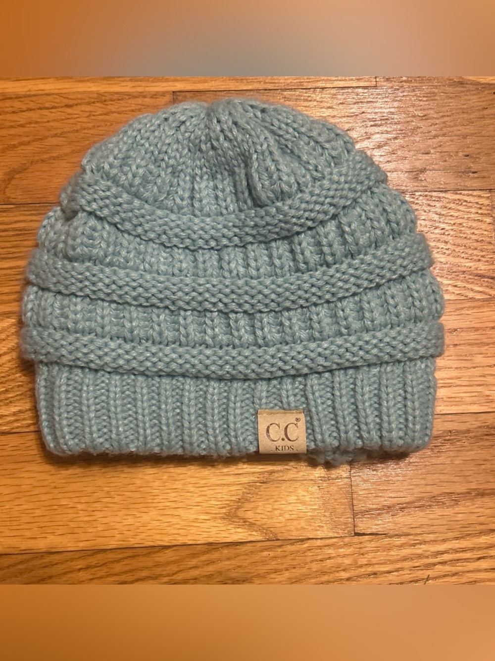 C.C Kids Light Blue Knit Beanie